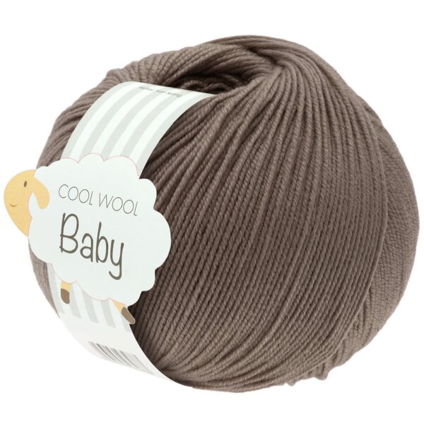 Lana Grossa - Cool Wool Baby 0211 graubraun