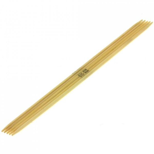 Lana Grossa - Strumpfstricknadel Bambus 20cm 3.0mm