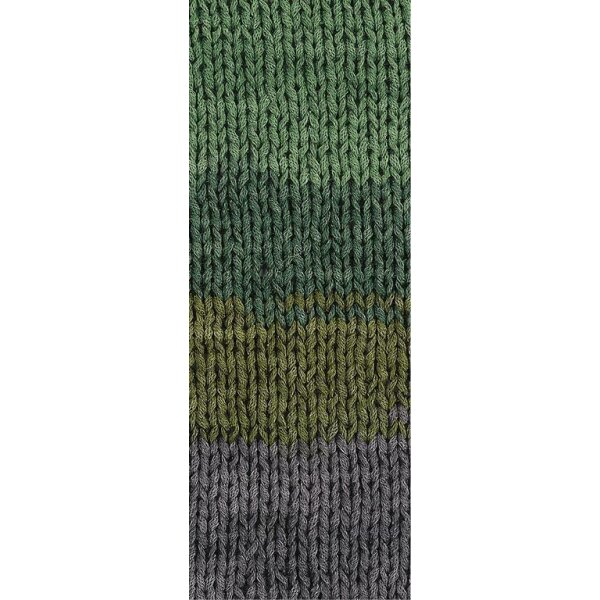 Lana Grossa - Di Moda 0018 oliv antikviolett dunkelgrün mittelgrün