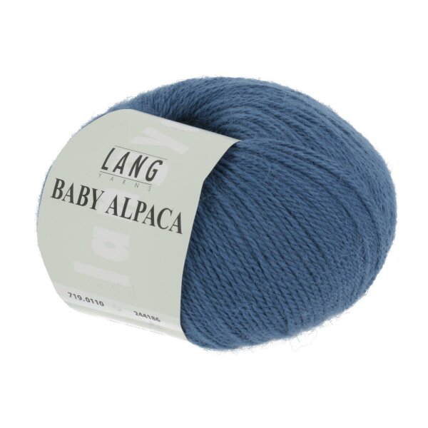 Lang Yarns - Baby Alpaca 0110 stahlblau