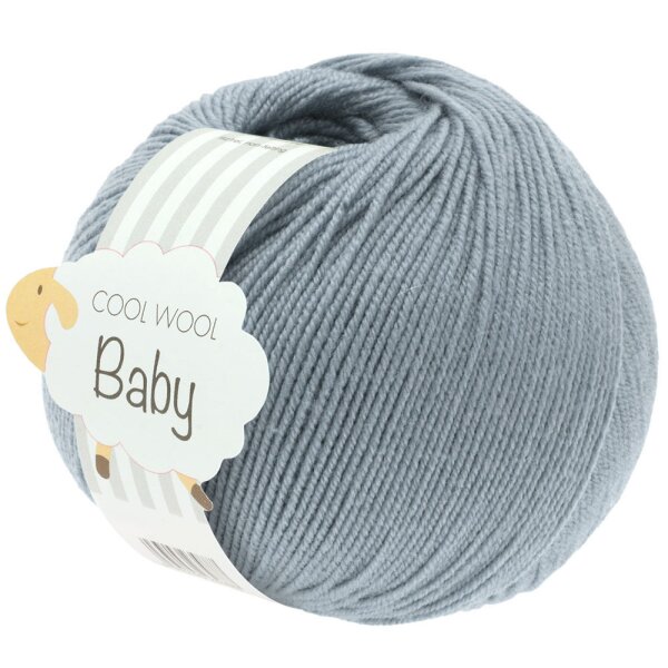 Lana Grossa - Cool Wool Baby 0264 graublau