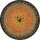 Lana Grossa - Twisted Merino Cotton 0502 gelb orange beige schwarzbraun