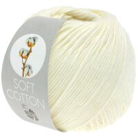 Lana Grossa - Soft Cotton 0002 ecru