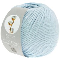 Lana Grossa - Soft Cotton 0008 hellblau