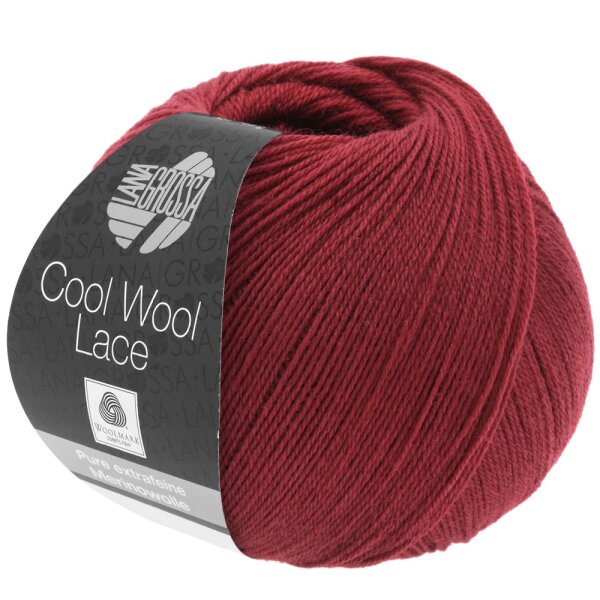 Lana Grossa - Cool Wool Lace 0020 bordeaux