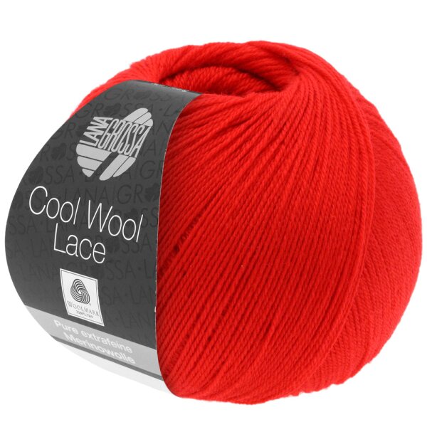Lana Grossa - Cool Wool Lace 0022 feuerrot