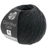 Lana Grossa - Cool Wool Lace 0025 anthrazit