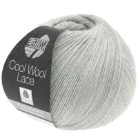 Lana Grossa - Cool Wool Lace 0027 hellgrau