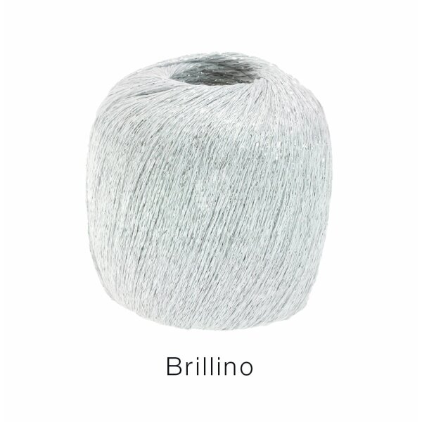Lana Grossa - Brillino 0010 weiß silber