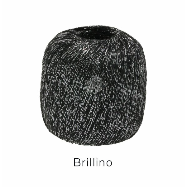 Lana Grossa - Brillino 0013 schwarz silber