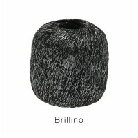Lana Grossa - Brillino 0013 schwarz silber