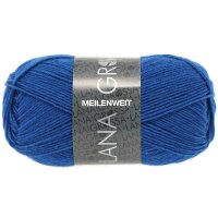 Lana Grossa - Meilenweit 4-fach 50g 1293 kobaltblau
