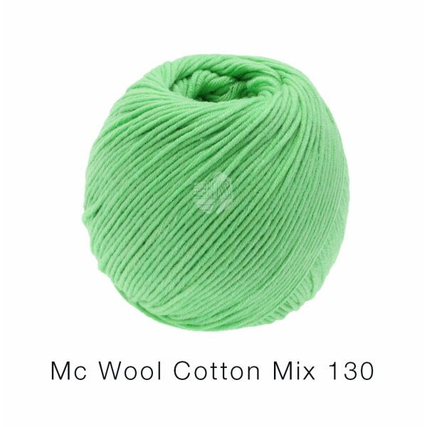 Lana Grossa - Mc Wool Cotton Mix 130 0166 hellgrün