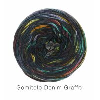 Lana Grossa - Gomitolo Denim Graffiti 0355 dunkelblau...