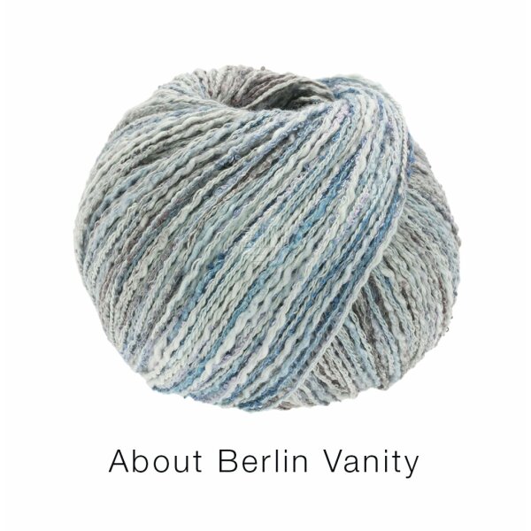 Lana Grossa - About Berlin Vanity 0012 mauve jeans rauchblau natur bunt