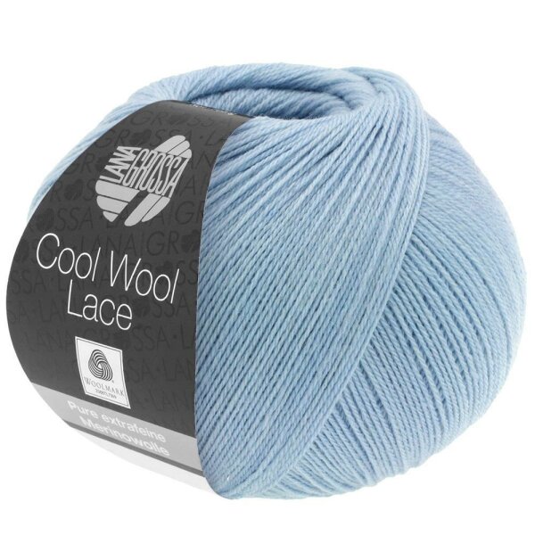 Lana Grossa - Cool Wool Lace 0034 pastellblau