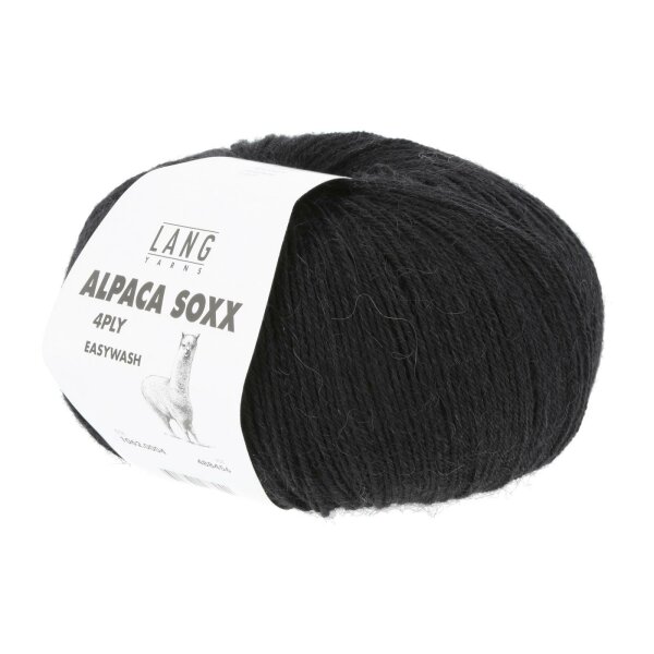Lang Yarns - Alpaca Soxx 4-fach/4-PLY 0004 schwarz