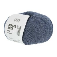 Lang Yarns - Alpaca Soxx 6-fach/6-PLY 0010 blau melange