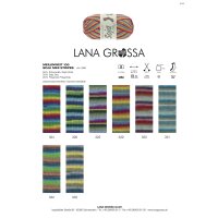 Lana Grossa - Meilenweit 100g Soja Mini Stripes