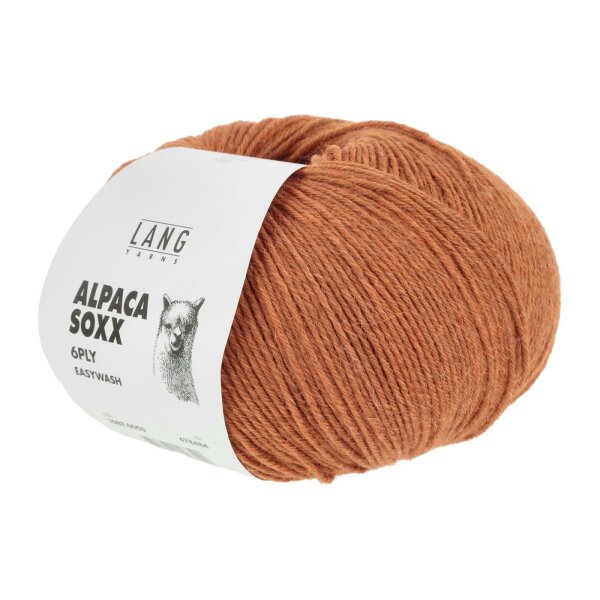 Lang Yarns - Alpaca Soxx 6-fach/6-PLY 0059 orange melange