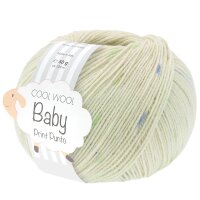 Lana Grossa - Cool Wool Baby Print Punto 0365 creme...