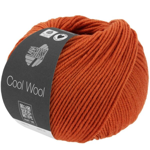 Lana Grossa - Cool Wool Melange 1406 rotorange meliert