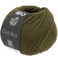 Lana Grossa - Cool Wool Melange 1408 oliv meliert