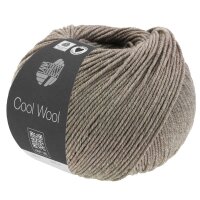 Lana Grossa - Cool Wool Melange 1421 graubraun meliert