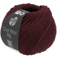 Lana Grossa - Cool Wool Big Melange 1606 schwarzrot meliert