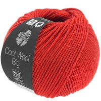 Lana Grossa - Cool Wool Big Melange 1607 rot meliert