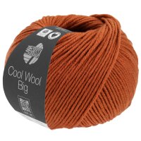 Lana Grossa - Cool Wool Big Melange 1608 rotorange meliert