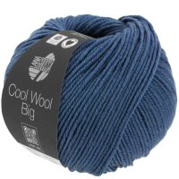 Lana Grossa - Cool Wool Big Melange 1655 dunkelblau meliert