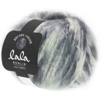 Lana Grossa - Lala Berlin Brushy 0207 weiß grau...
