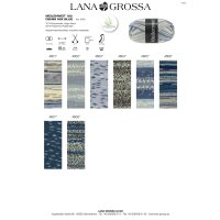 Lana Grossa - Meilenweit 100g Denim Mix Blue