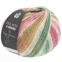 Lana Grossa - Cool Wool 4 Socks Print 7752 hellgrau...