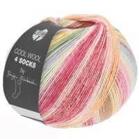 Lana Grossa - Cool Wool 4 Socks Print 7757 hellgrau...