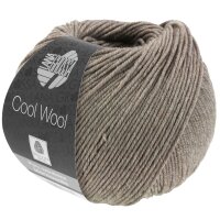 Lana Grossa - Cool Wool Melange 7115 graubraun meliert