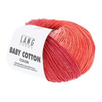 Lang Yarns - Baby Cotton Color 0213 gelb violett türkis
