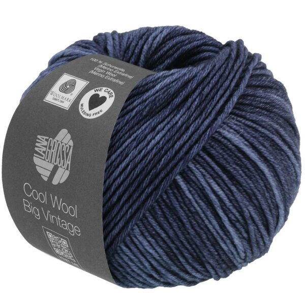 Lana Grossa - Cool Wool Big Vintage 7166 dunkelblau
