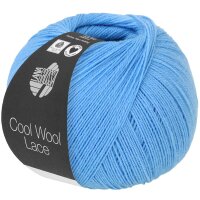 Lana Grossa - Cool Wool Lace 0048 azurblau