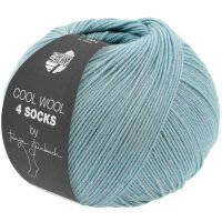 Lana Grossa - Cool Wool 4 Socks Uni 7720 helles blaugrau