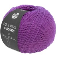 Lana Grossa - Cool Wool 4 Socks Uni 7723 flieder