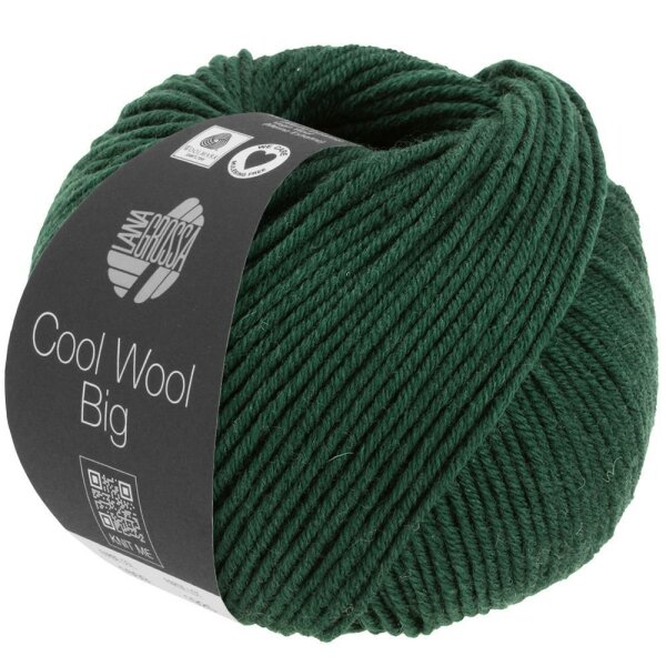 Lana Grossa - Cool Wool Big Melange 1625 dunkelgrün meliert