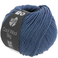 Lana Grossa - Cool Wool Big Melange 1627 blau meliert