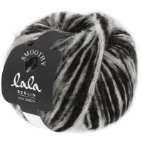 Lana Grossa - Lala Berlin Smoothy 0010 grau schwarz