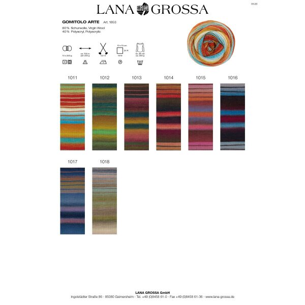 Lana Grossa GOMITOLO ARTE, GOMITOLO ARTE from Lana Grossa, Yarn & Wool