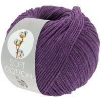 Lana Grossa - Soft Cotton 0053 anthrazitviolett