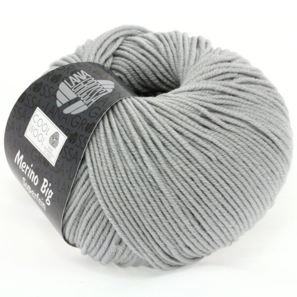 Lana Grossa - Cool Wool Big 0928 mittelgrau