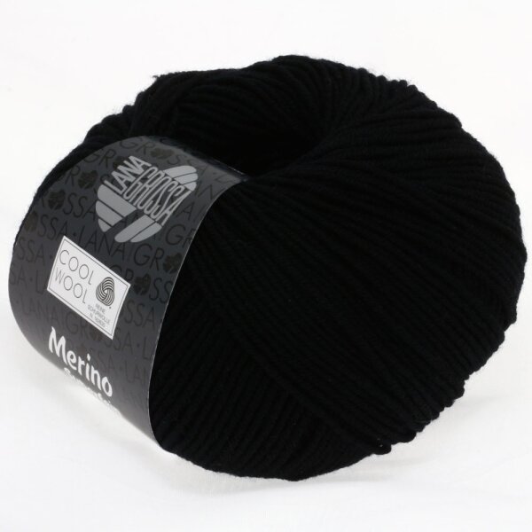 Lana Grossa - Cool Wool 0433 schwarz